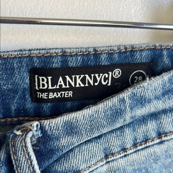 NWT Blank NYC The Baxter Ribcage Straight Leg Jeans - 28 - Picture 3 of 10